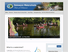 Tablet Screenshot of delawarewatersheds.org